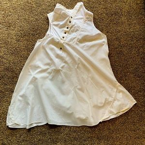 Women’s ALLSAINTS white asymmetrical dress 12